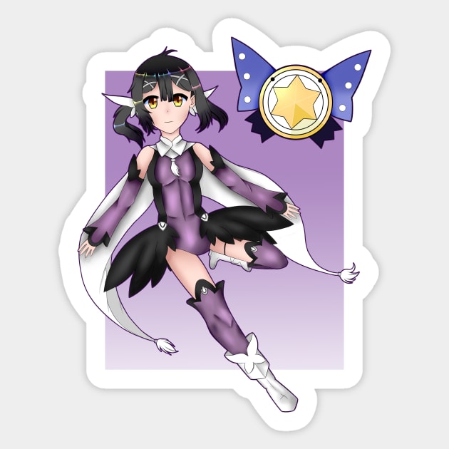 Magic girl Sticker by llamaartist16